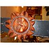 Image 1 : WOOD CARVED SUN FACE