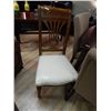 Image 1 : WOOD CURVED BACK SIDE CHAIR - NEW