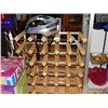 Image 1 : WINE RACK - METAL AND WOOD