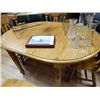 Image 1 : OAK DINING TABLE WITH LEAF - NEW
