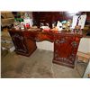 Image 1 : ORNATE SOLID WOOD CRADENZA/DESK