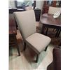 Image 1 : UPHOLSTERED PARSON'S CHAIR - NEW - BID X 6