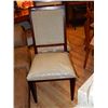 Image 1 : MAHOGANY FRAMED SIDE CHAIR - NEW - 2 X BID