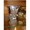 Image 1 : CRYSTAL VASE - FLOWER - LARGE