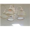 Image 1 : HANGING CEILING LIGHT FIXTURE - WHITE