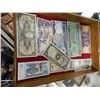 Image 1 : TRAY OF ASSORTED PAPER MONEY'S