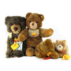 Collection of 4 Steiff Bears