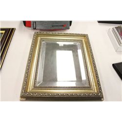 Framed Beveled Mirror
