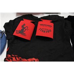 Fireball T-Shirt Size (S) & Two Beer Cozys