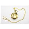 Image 1 : Golfer Pocket Watch With Chain