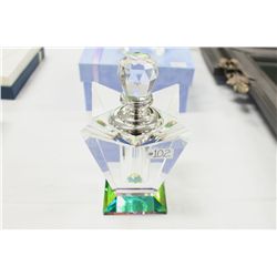 Hand Crafted Crystal Perfume Bottle