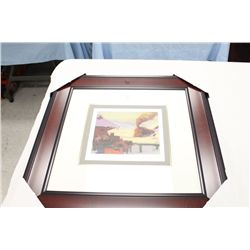 Clarence Gagnon Limited Edition Mueseum  Framed Print Entitled The Train