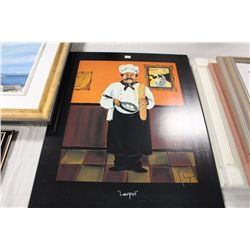 Leopold Print on Board