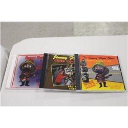 3Hand Signed Jimmy Flynn Comedy C.D's