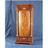 Image 1 : Biedermeier-Pfeilerschrank, Schleswig-Holstein 19.Jh., Mahagoniholz furniert, eintüriger Korpus m...