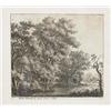 Image 1 : Waterloo, Anthonie, "Der Wald am Wasser", Radierung, Bildgr.: ca.12,3 x 13,6 cm, auf der Platte s...