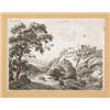 Image 1 : Waterloo, Anthonie, "Das Fort auf felsiger Höhe", Radierung, Bildgr.: ca. 15,2 x 20,3 cm, auf der...