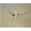 Image 1 : Perlen-Ring, 14 Kt. Gelbgold, Ringkopf besetzt mit 10 Miniaturperlen, acht kleinen Diamanten und...