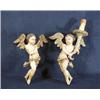 Image 1 : Paar Engelfiguren, süddeutsch 18.Jh., Lindenholz geschnitzt, kreidegrundiert und polychrom gefaßt...