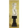 Image 1 : Musizierender Marmor-Putto auf einem Postament, vgl. vorhergehende Kat.-Nr., hier spielt der klei...