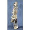 Holzskulptur, MAKONDE/Tansania um 1936, Ebenholz-Akazie geschnitzt, naturalistisch gearbeitete Fi...