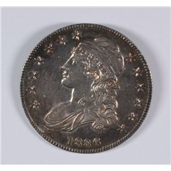 1836 BUST HALF DOLLAR AU-58 WELL STRUCK