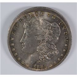 1883-O MORGAN DOLLAR OFF CENTER ERROR BU