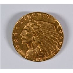 1925-D $2.50 GOLD INDIAN GEM BU