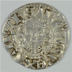 ENGLAND HENRY III SILVER CROSS PENNY 1216 - 1272 XF