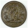 Image 2 : ADMIRAL VERNON MEDAL CIRCA 1732 CHOICE BU BRASS EX JOHN FORD SALE