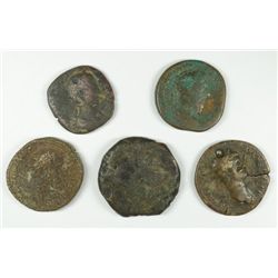 5 HEAVY LARGE UNATTRIBUTED ANCIENTS