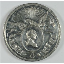 1832 WASHINGTON'S BIRTHDAY CENTENNIAL MEDAL STRUCK IN TIN