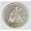 Image 1 : 1856 SEATED QUARTER XF45