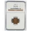 Image 1 : 1904 INDIAN HEAD CENT, NGC MS-63 BROWN ( HAS LOTS OF RED )