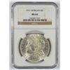 Image 1 : 1921 MORGAN SILVER DOLLAR, NGC MS-64  WHITE!