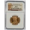 Image 1 : 1914 CANADIAN GOLD, NGC MS-63 RARE!! BANK OF CANADA HOARD