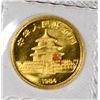 Image 2 : 1984 1/20 OUNCE .999 GOLD CHINESE PANDA IN ORIGINAL SEALED PLASTIC