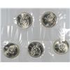 Image 1 : ( 5 ) 1982 GEORGE WASHINGTON 90% SILVER HALVES IN ORIGINAL CELLO WRAPPERS