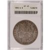 Image 1 : 1892-S MORGAN SILVER DOLLAR, ANACS EF/AU-45 SCARCE!LOTS WON WILL BE BILLED TO YO