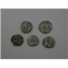 Image 1 : A quintet of 2nd and 3rd Century silver Roman denarii