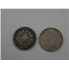 Image 2 : A pair of France 5 Franc silver crowns