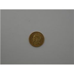 Germany, Saxony. 1872-E 20 Mark gold.