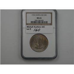 50C 1934 Maryland Tercentenary