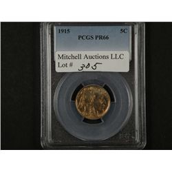 5C 1915 PCGS PR66