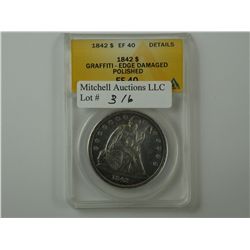 $1 Silver 1842