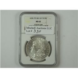 $1 Silver 1878 7TF Reverse of '79