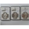 Image 1 : 1878-S Choice Mint State Morgan Dollar trio.