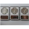 Image 2 : 1878-S Choice Mint State Morgan Dollar trio.