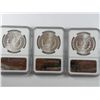 Image 2 : A Near Gem San Francisco Mint Trio of Morgan Dollars