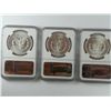 Image 2 : An NGC MS64 Morgan Dollar Trio